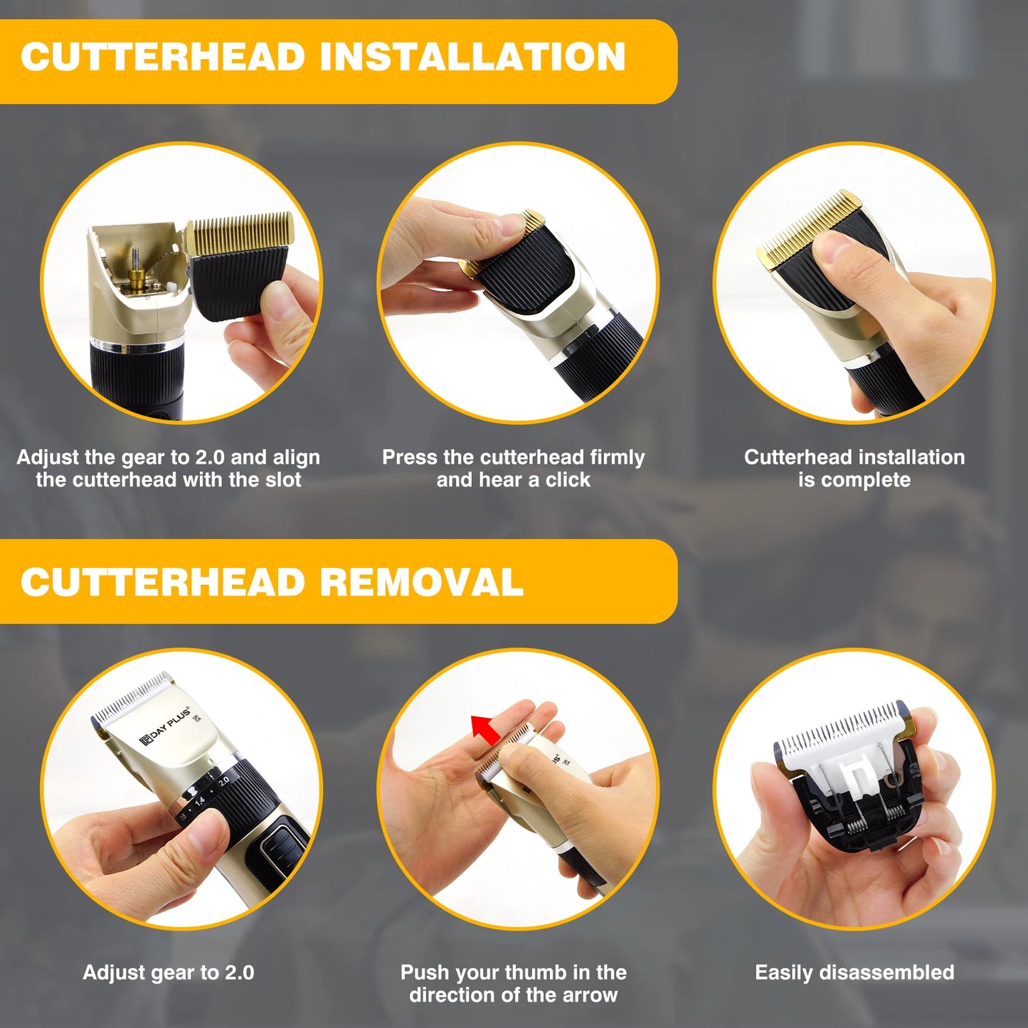 Pet hair trimmer Home Use Pet hair trimmer Professional Pet hair trimmer groomers Safe Pet hair trimmer Electric Dog Clippers