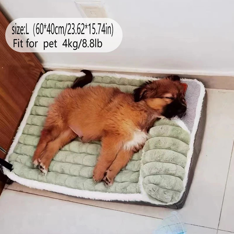 Cross-Border New Arrival Sleeping Dog Mat Winter Warm Removable Washable Kennel Mattress Pet Supplies Large Dog Dog Bed