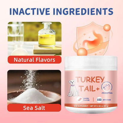 New 80g Dog Digestive Support Improved Digestion Supplement Natural Support Nutrition For Puppy Dog Intestinal Flora Regulation