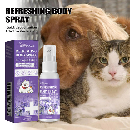 Pet Odor Eliminator Spray for Home Dog Cat Urine Feces Smell Long Lasting Air Freshener Natural Deodorizer 50ml Travel Size