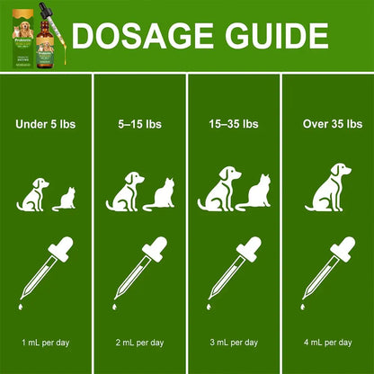 Pet Nutrition Supplement Probiotic Drops Containing Enzymes Used For Pet Digestion And Immune Support Daily Health Supplement
