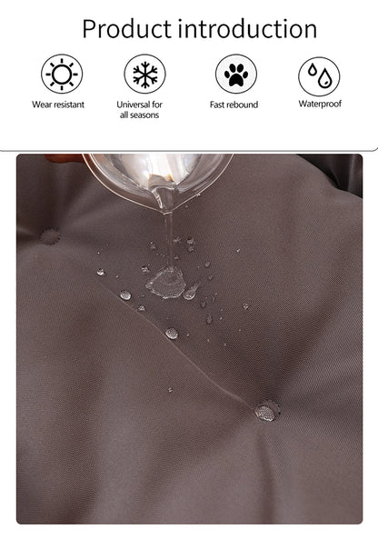 Waterproof Dog Bed 600D Oxford Pet Dogs Beds for All Seasons Thickened PP Cotton Filling Bite-resistant Pet Mat Dog Accessories