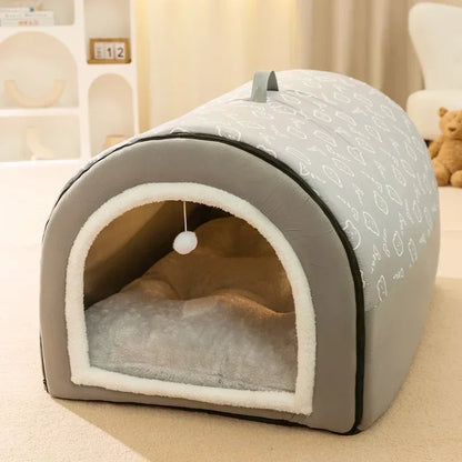 Removable Pet Dog Bed Cozy Pet Nest for Small Medium Dogs Cats Winter Warm Dog Sleeping Bed Comfortable Pet House Pet Supplies