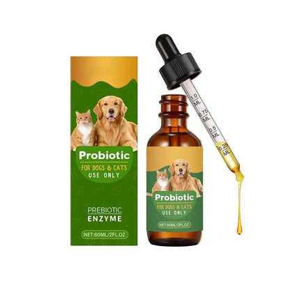 Pet Nutrition Supplement Probiotic Drops Containing Enzymes Used For Pet Digestion And Immune Support Daily Health Supplement