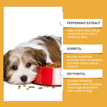 Dog Health Support Drops Anti-Allergy Relieves Discomfort Balanced Formula Supports Immunity Enhances Vitality Pet Supplement