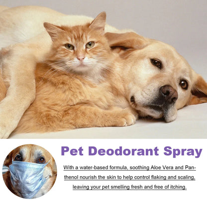 Pet Odor Eliminator Spray for Home Dog Cat Urine Feces Smell Long Lasting Air Freshener Natural Deodorizer 50ml Travel Size